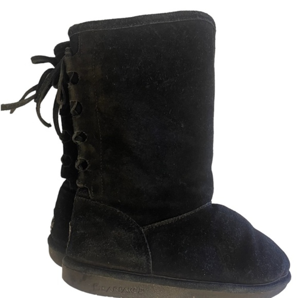 Like New Black BearPaw fur lined boots women’s size 5